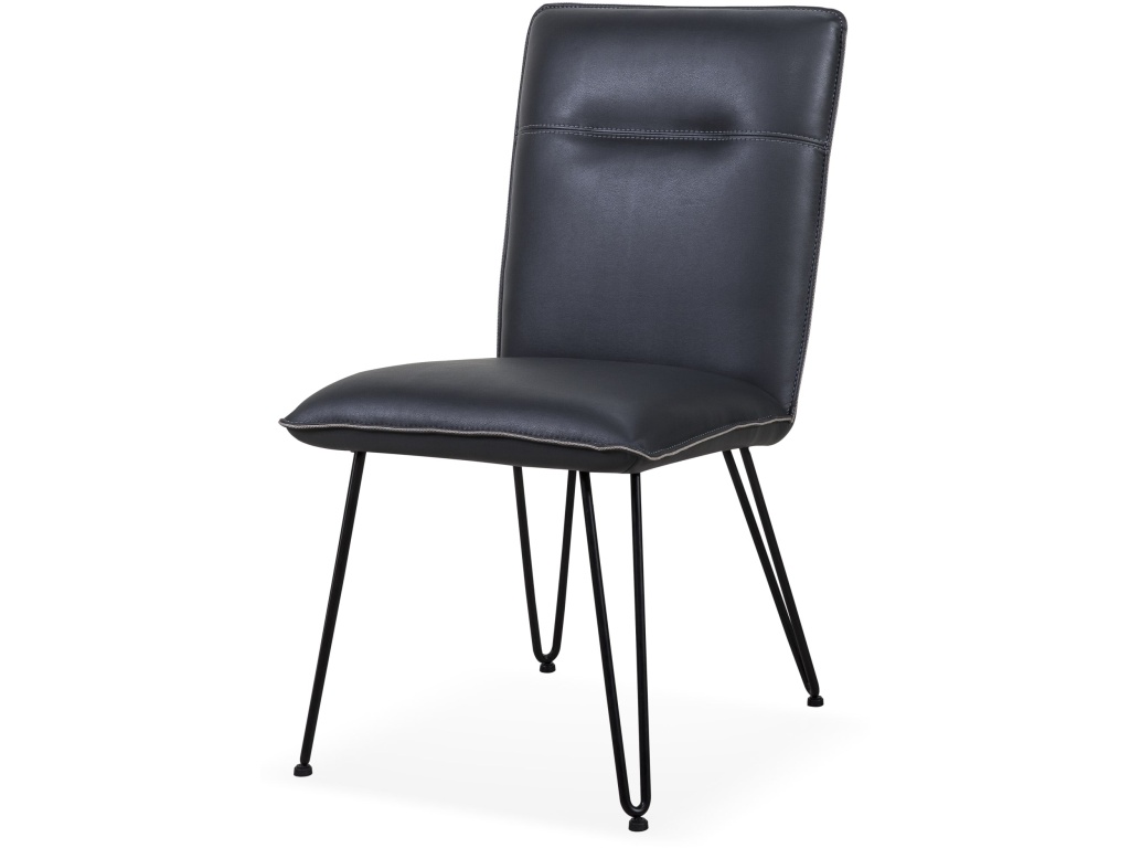 Demi Hairpin Leg Modern Dining Chair in Cobalt - image 3