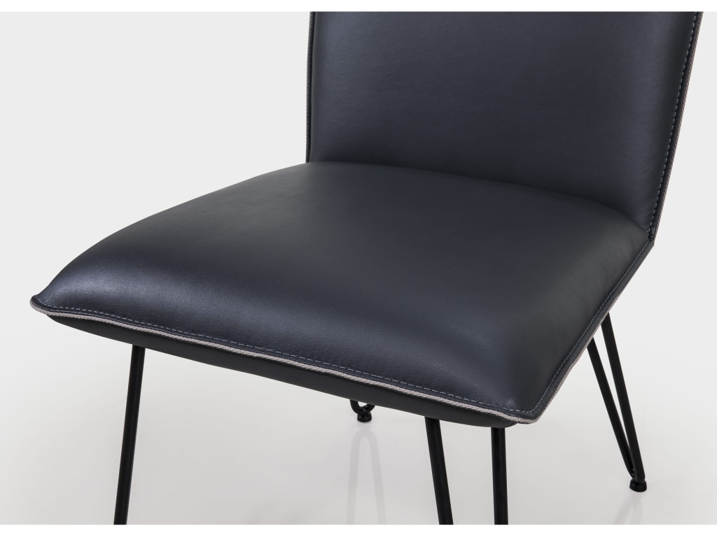 Demi Hairpin Leg Modern Dining Chair in Cobalt - image 5