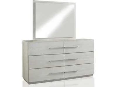 Destination Six Drawer Dresser in Cotton Grey (2024)