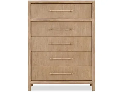 Dorsey Five Drawer Chest in Granola - Alternative View