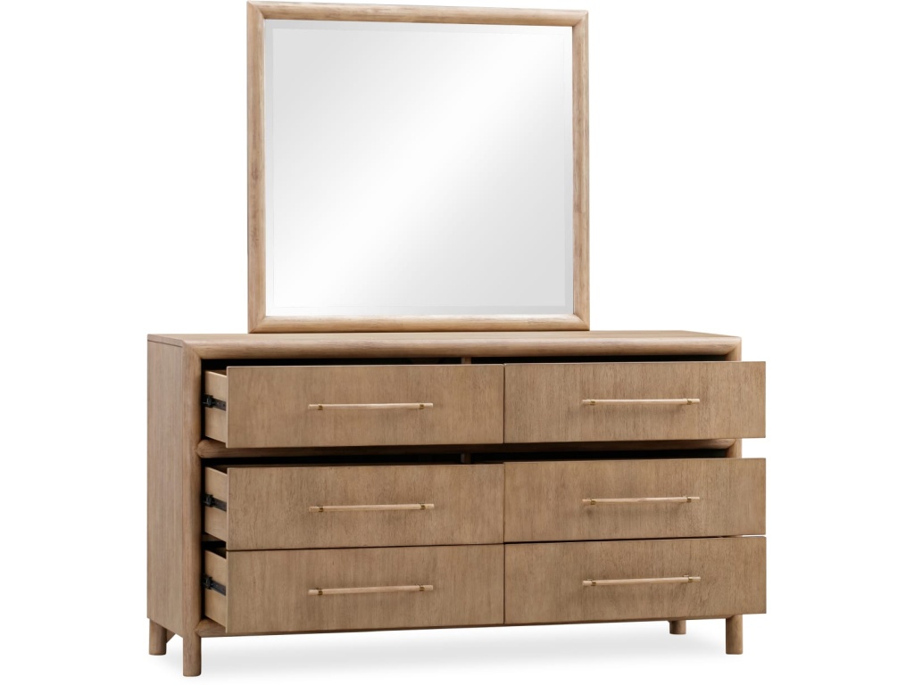 Dorsey Six Drawer Dresser in Granola - image 5