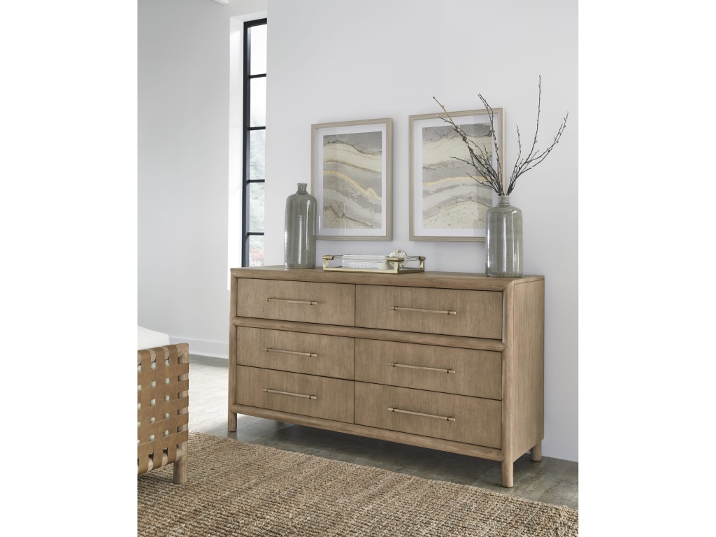 Dorsey Six Drawer Dresser in Granola - main image