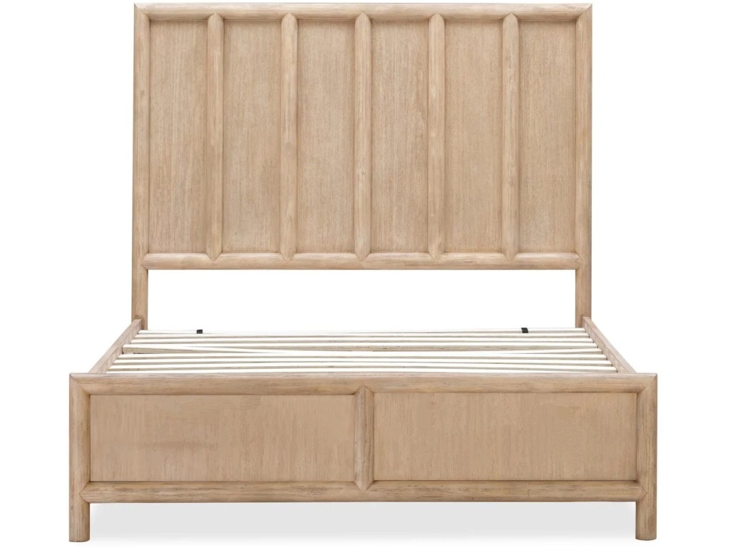 Dorsey Wooden Panel Bed in Granola - image 3