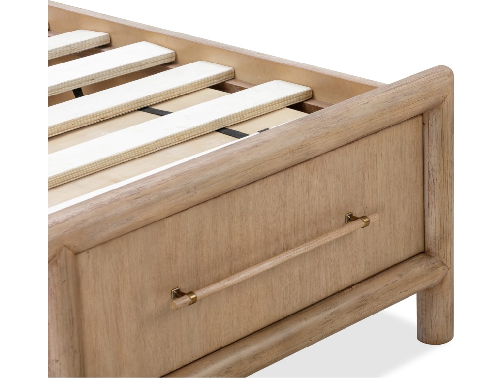 Dorsey Wooden Two Drawer Storage Bed in Granola - image 11