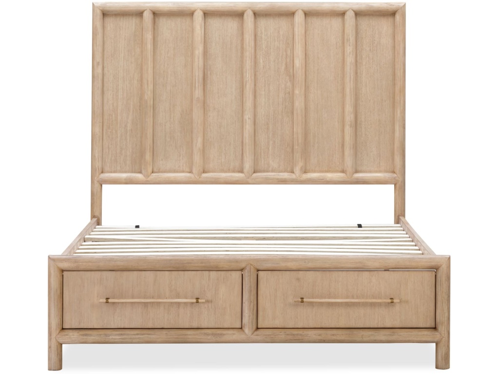 Dorsey Wooden Two Drawer Storage Bed in Granola - image 8
