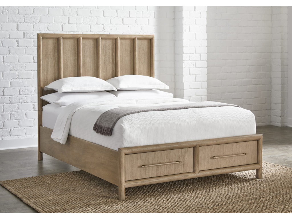 Dorsey Wooden Two Drawer Storage Bed in Granola - image 14