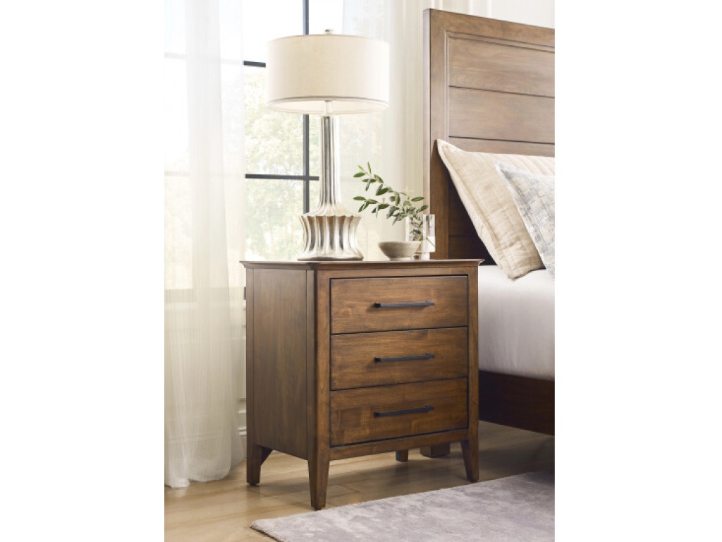 Larson Three Drawer Nightstand - image 1