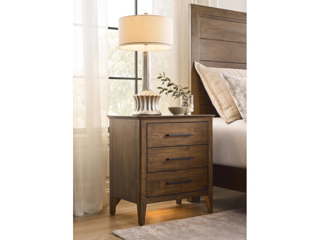 Larson Three Drawer Nightstand - image 2