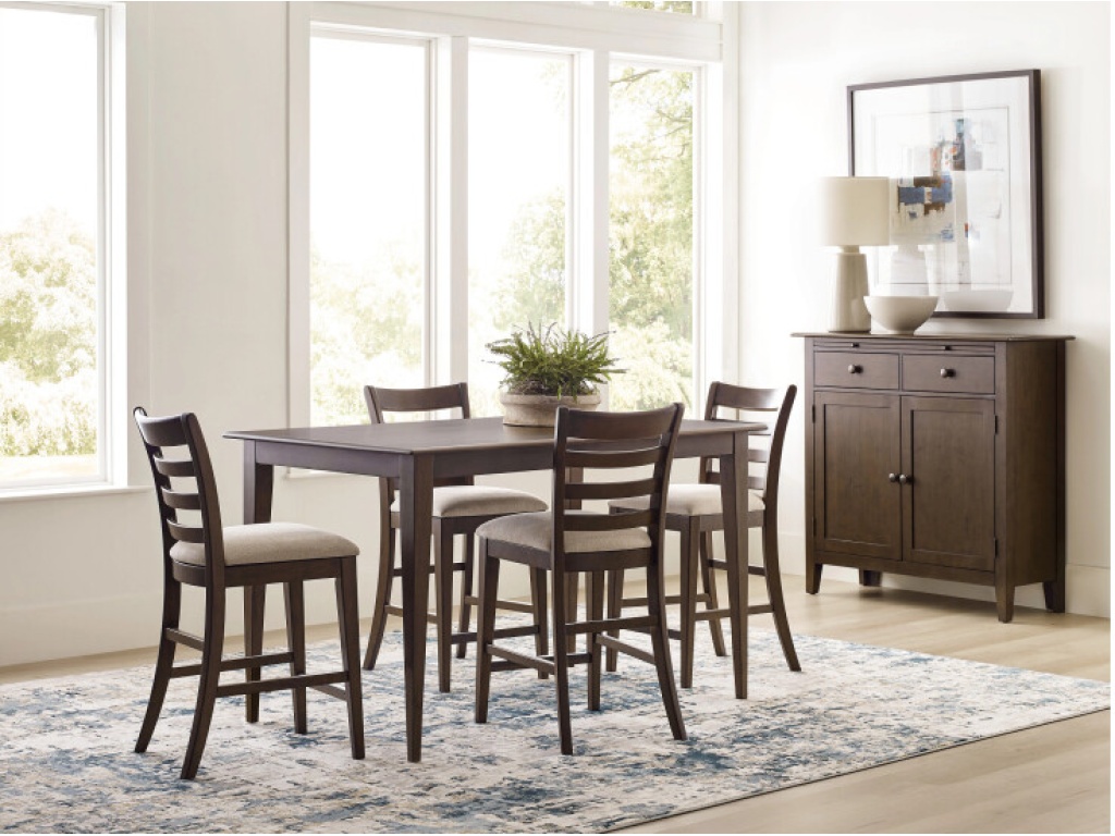 Tall Ladderback Chair, Mocha - image 2