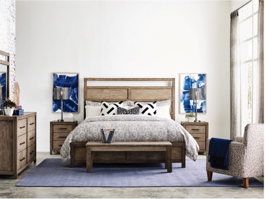 Wyatt Panel Queen Bed - Complete - image 1