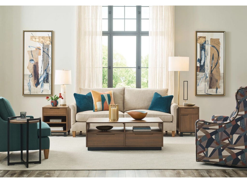 Rectangular Drawer Coffee Table - image 1