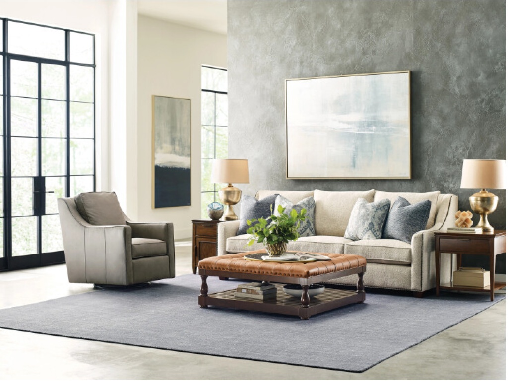 Bradley Swivel Glider -Leather - image 2