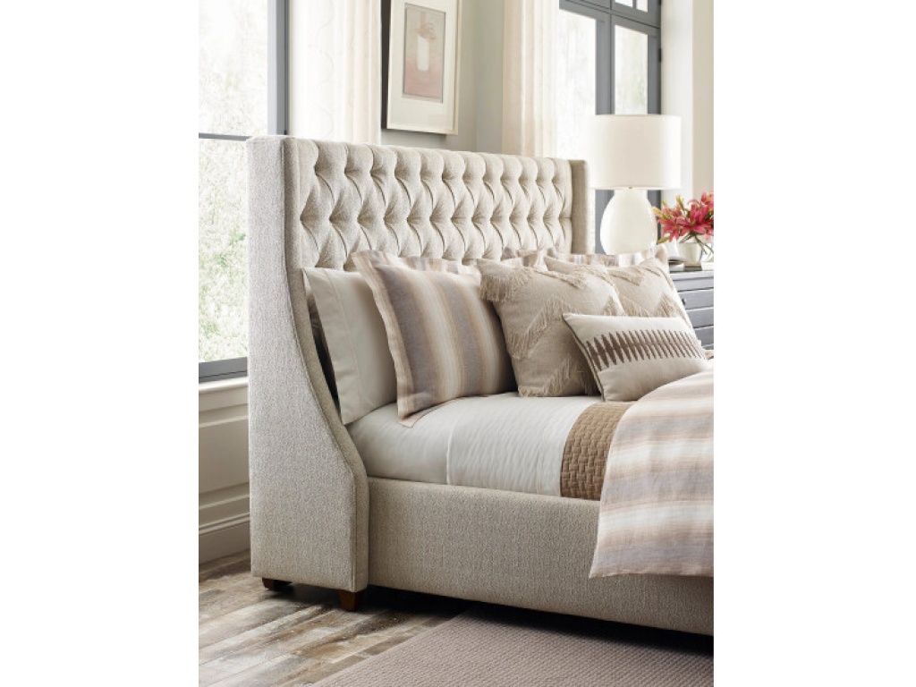 Mia Queen Upholstery Bed - Complete - image 2