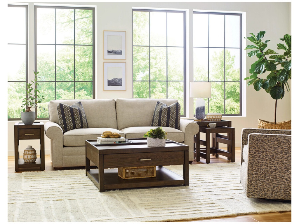 Rectangular Drawer Chairside Table - image 2