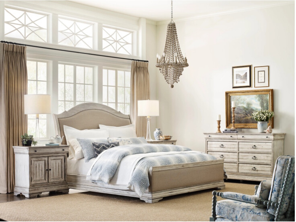 Kelly Uph King Bed Complete - image 1
