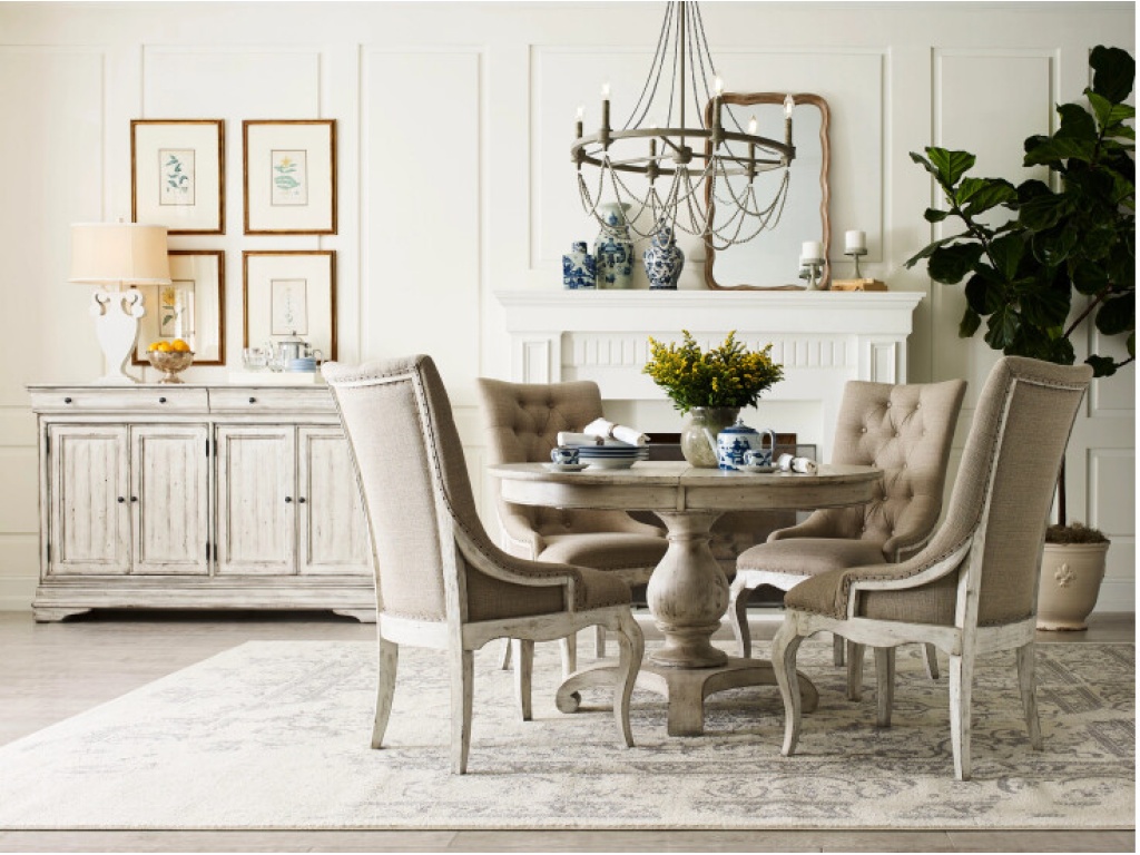 Lloyd Pedestal Dining Table Complete - image 1