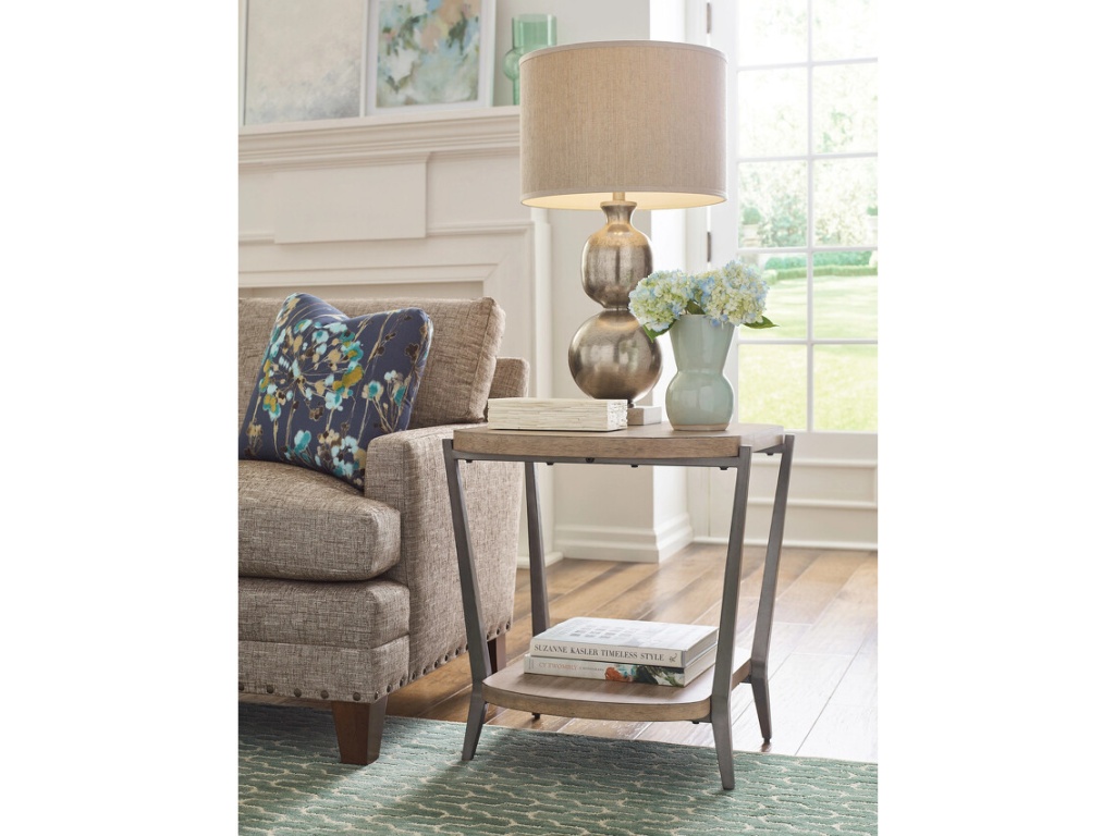 Oval End Table - image 1