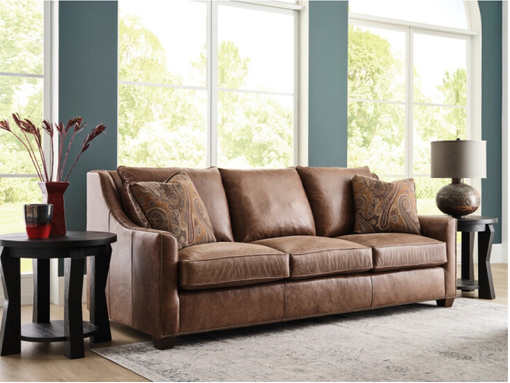 Edison Grande Sofa - 3 Over 3 - Leather - image 1