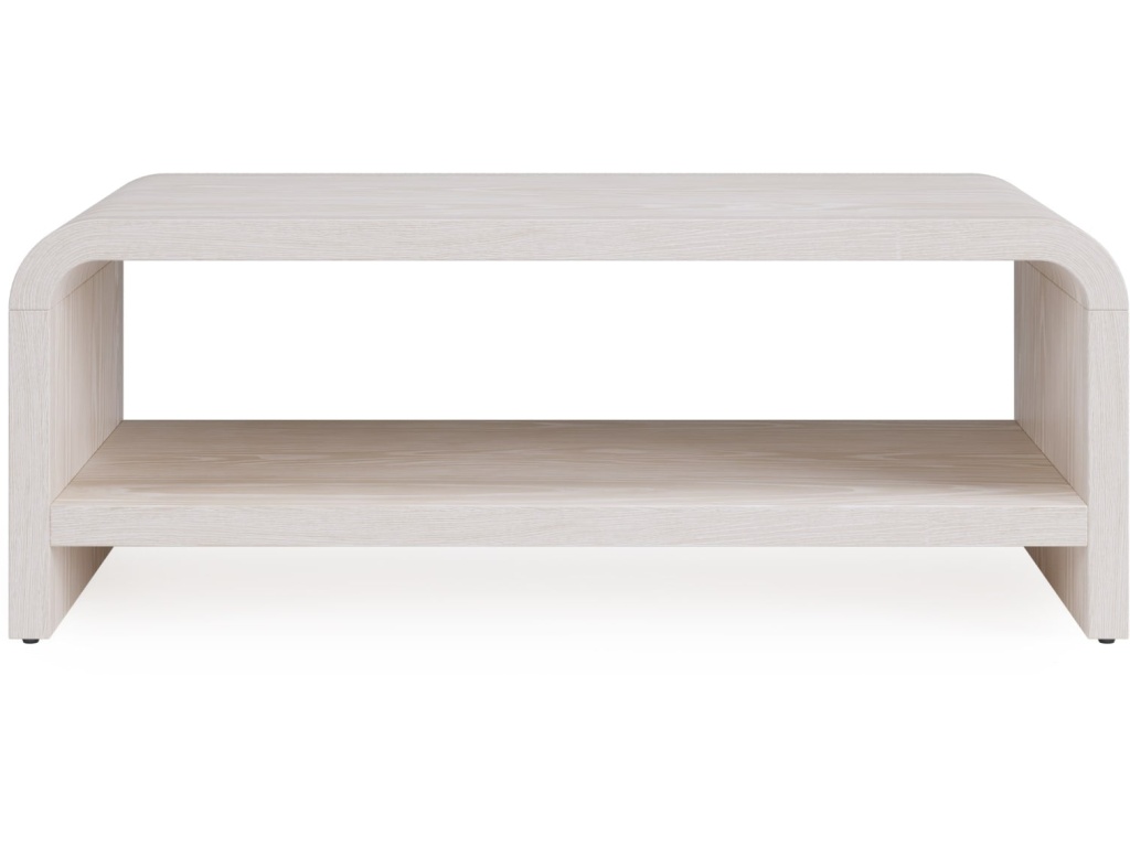 Drake Ash Wood Coffee Table in Sugar - image 1