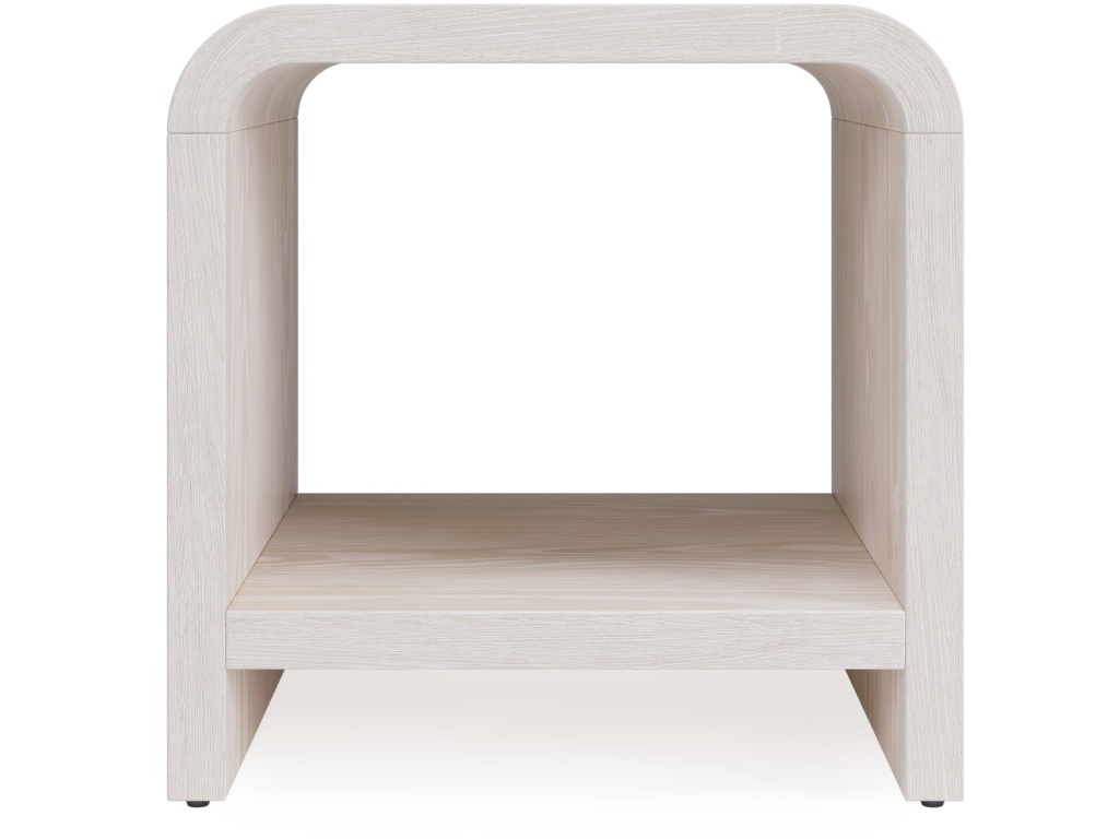 Drake Ash Wood Side Table in Sugar - image 1