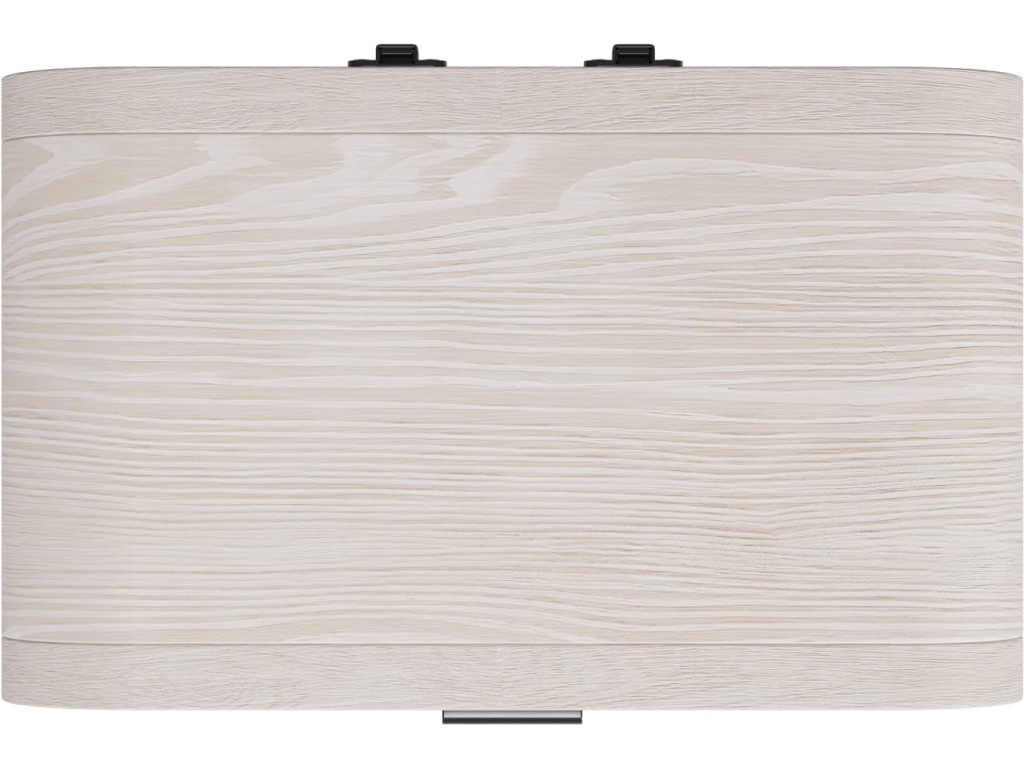 Drake Two Drawer USB-Charging Nightstand in Sugar - image 5