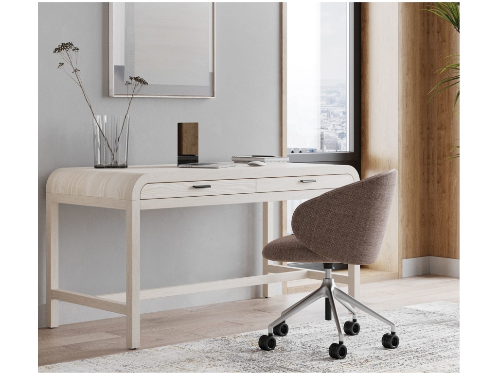 Drake Two Drawer Writing Desk in Sugar - image 1
