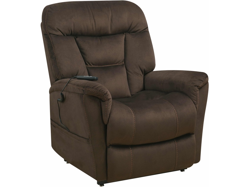 PRI Dual Motor Lift Chair - Dark Brown - main image
