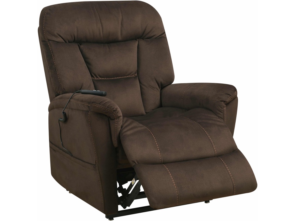 PRI Dual Motor Lift Chair - Dark Brown - image 1