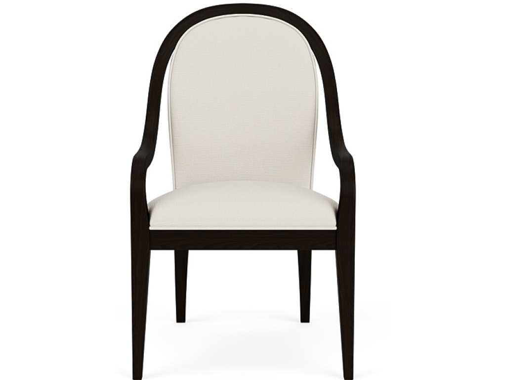 Curved Upholstered Arm Chair - main image