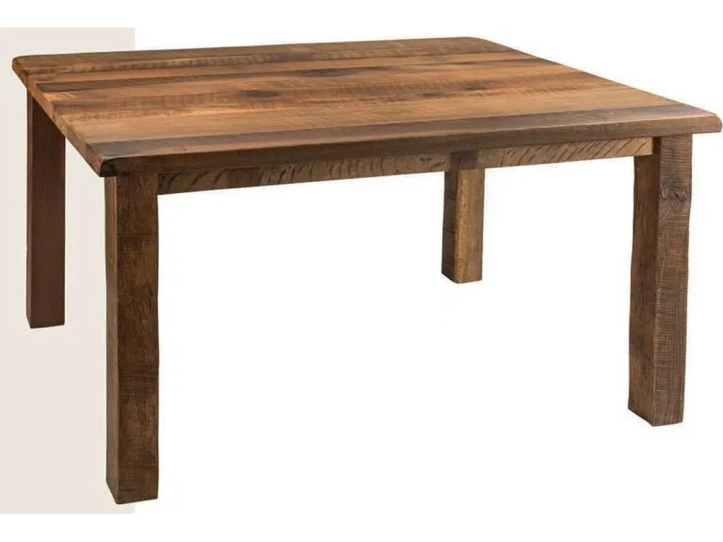 6 PC Reclaimed Barnwood Dining Set - image 3