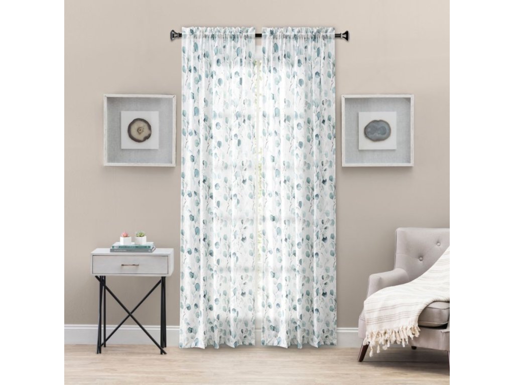 Ellis Curtain Eucalyptus Panel - image 2