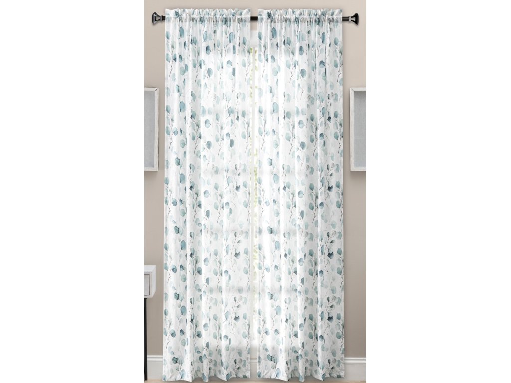 Ellis Curtain Eucalyptus Panel - main image