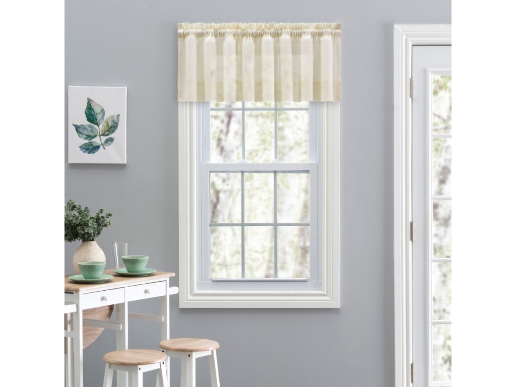 Ellis Curtain Shadow Stripe Valance - image 2