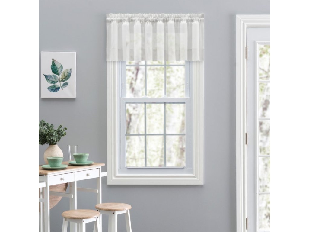 Ellis Curtain Shadow Stripe Valance - image 3