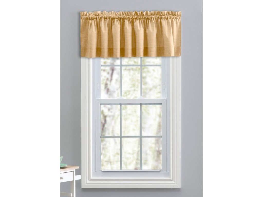 Ellis Curtain Lisa Solid Tailored Valance - image 2