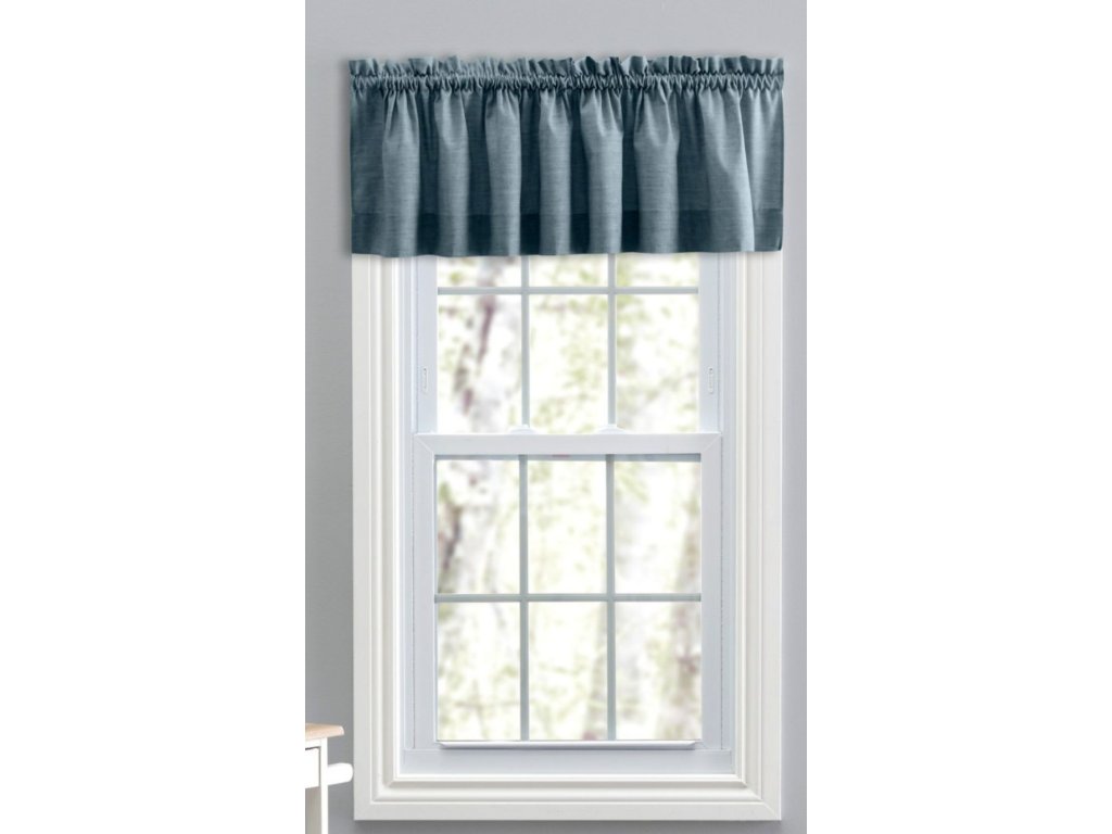 Ellis Curtain Lisa Solid Tailored Valance - image 3