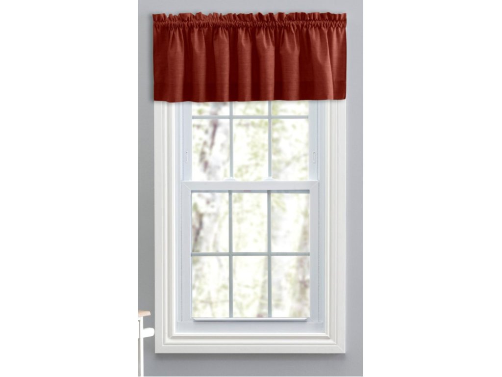 Ellis Curtain Lisa Solid Tailored Valance - image 4