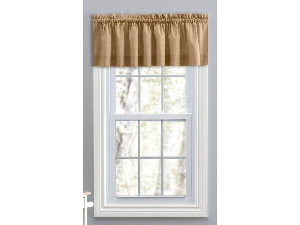 Ellis Curtain Lisa Solid Tailored Valance - image 5