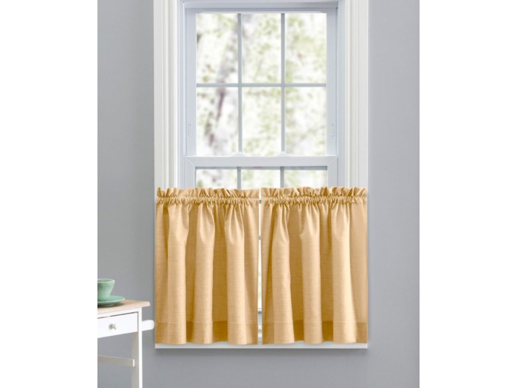 Ellis Curtain Lisa Solid Tiers - image 9