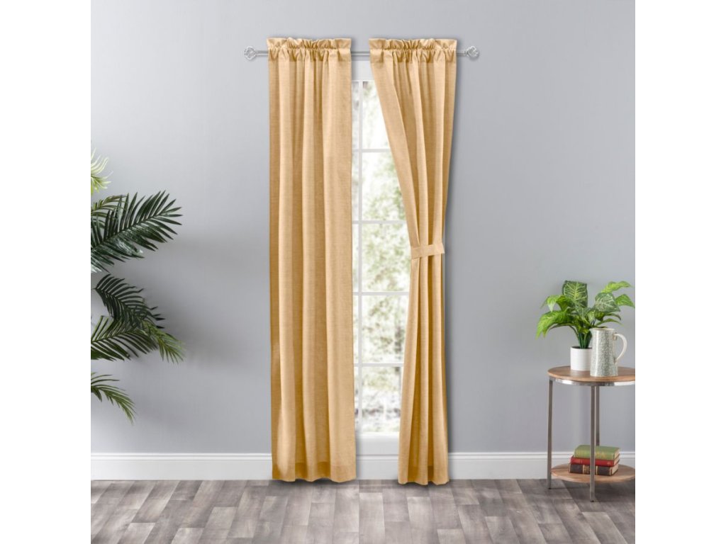 Ellis Curtain Lisa Solid Panel Pair - image 1