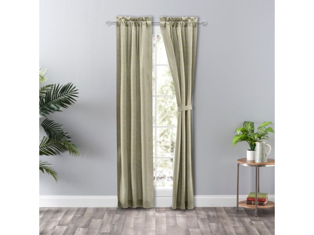 Ellis Curtain Lisa Solid Panel Pair - image 5