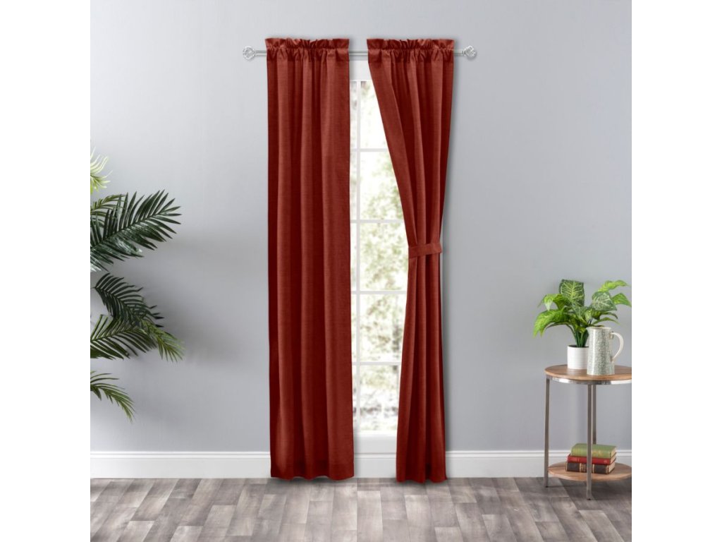 Ellis Curtain Lisa Solid Panel Pair - image 7