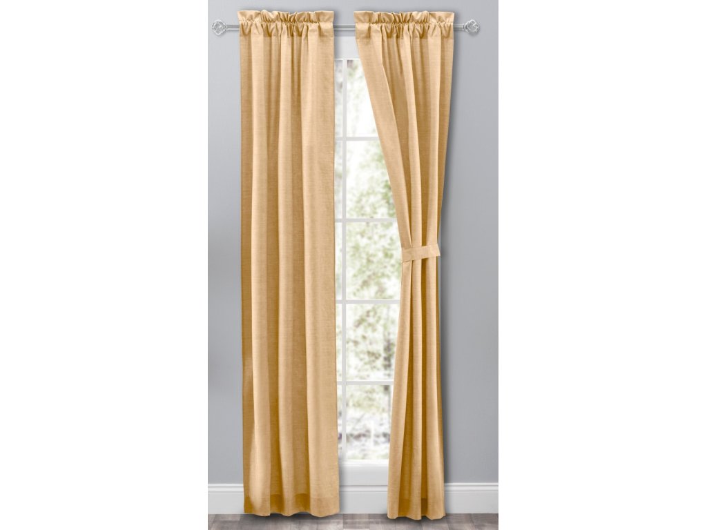Ellis Curtain Lisa Solid Panel Pair - main image