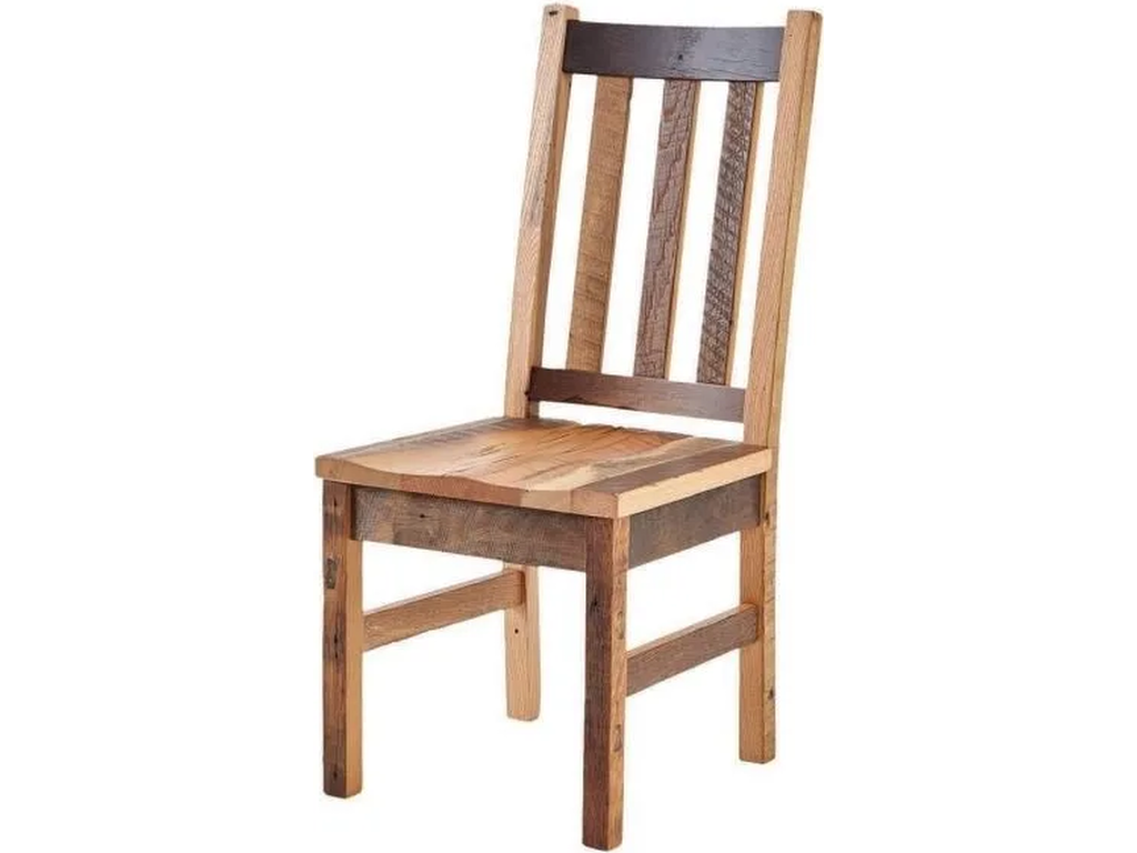 6 PC Reclaimed Barnwood Dining Set - image 1