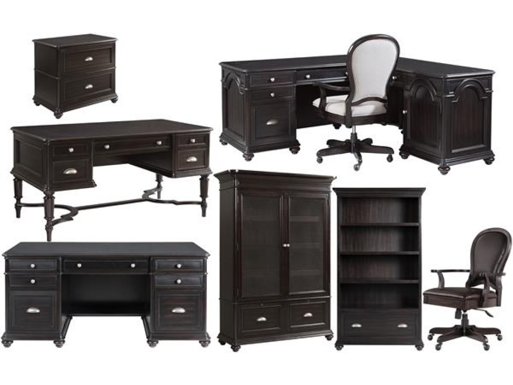 Round Back Uph Desk Chair - image 2