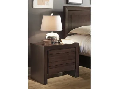 Element Nightstand in Chocolate Brown