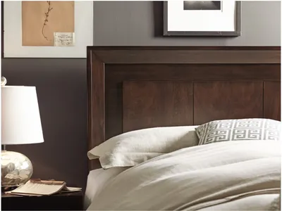 Element Wood Platform Bed in Chocolate Brown - Alternative View