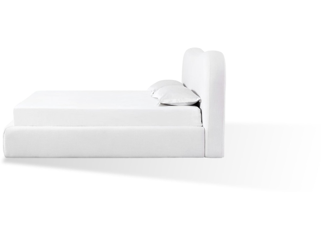 Elena Upholstered Bed in Vanilla Linen - image 2
