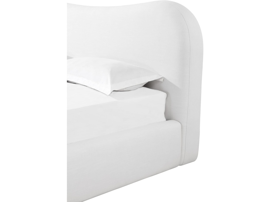 Elena Upholstered Bed in Vanilla Linen - image 3