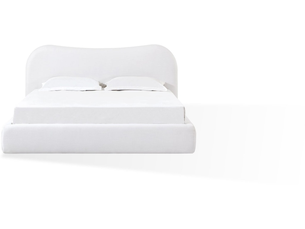 Elena Upholstered Bed in Vanilla Linen - image 1